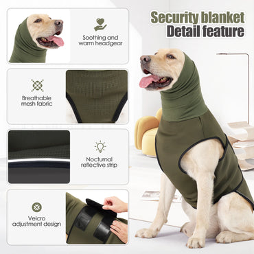 Manozzi CalmVest™ – Kalmerend Drukvest tegen Vuurwerkangst & Stress bij Honden