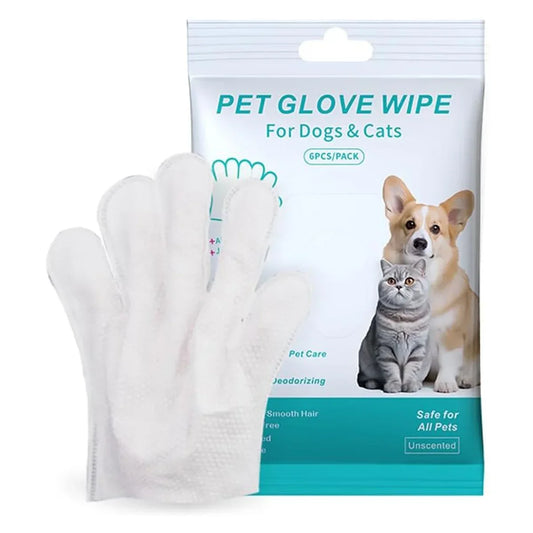 💧 Manozzi CleanGlove™Bestel 4 pakken en betaal €25!!! – Waterloze verzorgingshandschoenen voor Katten & Honden