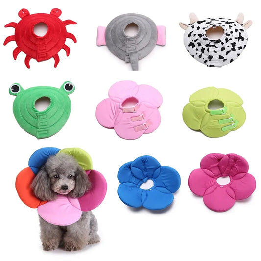 🌸 Manozzi SoftCare™ – Comfortabele Herstelkraag voor Honden & Katten