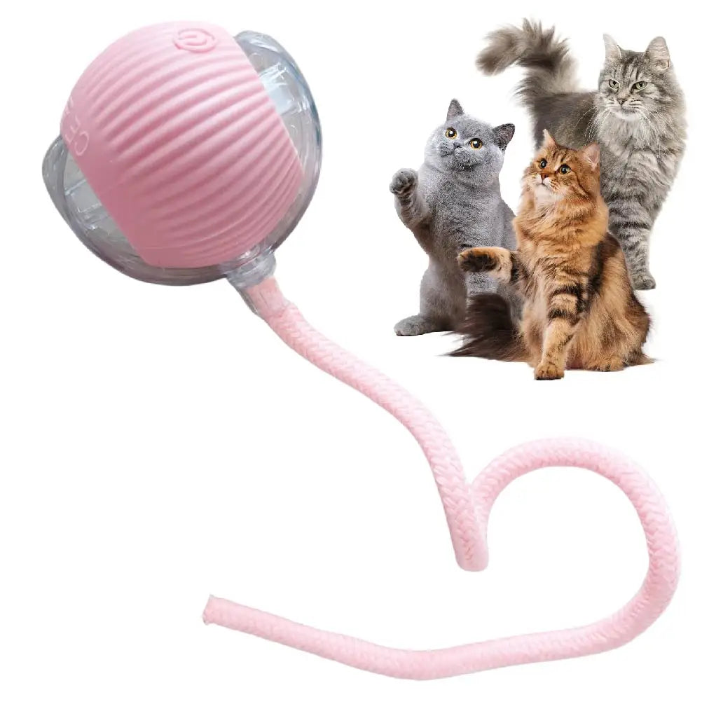 Manozzi LumiRoll™ – Slimme Oplaadbare Speelbal met Licht voor Katten & Kleine Honden