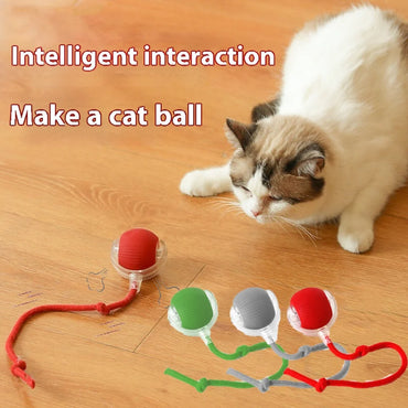 Manozzi LumiRoll™ – Slimme Oplaadbare Speelbal met Licht voor Katten & Kleine Honden