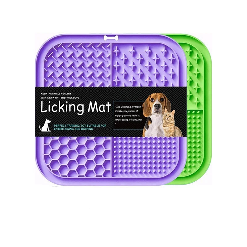 🐶🐱 Manozzi LickMat™Koop 3 matten en krijg 50% KORTING – Anti-Stress Lick Mat voor Rustig & Gezond Eetgedrag