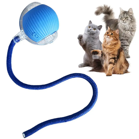 Manozzi LumiRoll™ – Slimme Oplaadbare Speelbal met Licht voor Katten & Kleine Honden