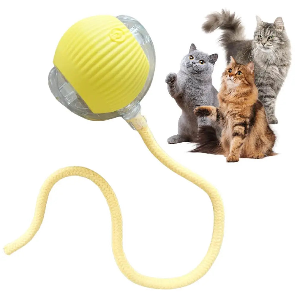 Manozzi LumiRoll™ – Slimme Oplaadbare Speelbal met Licht voor Katten & Kleine Honden