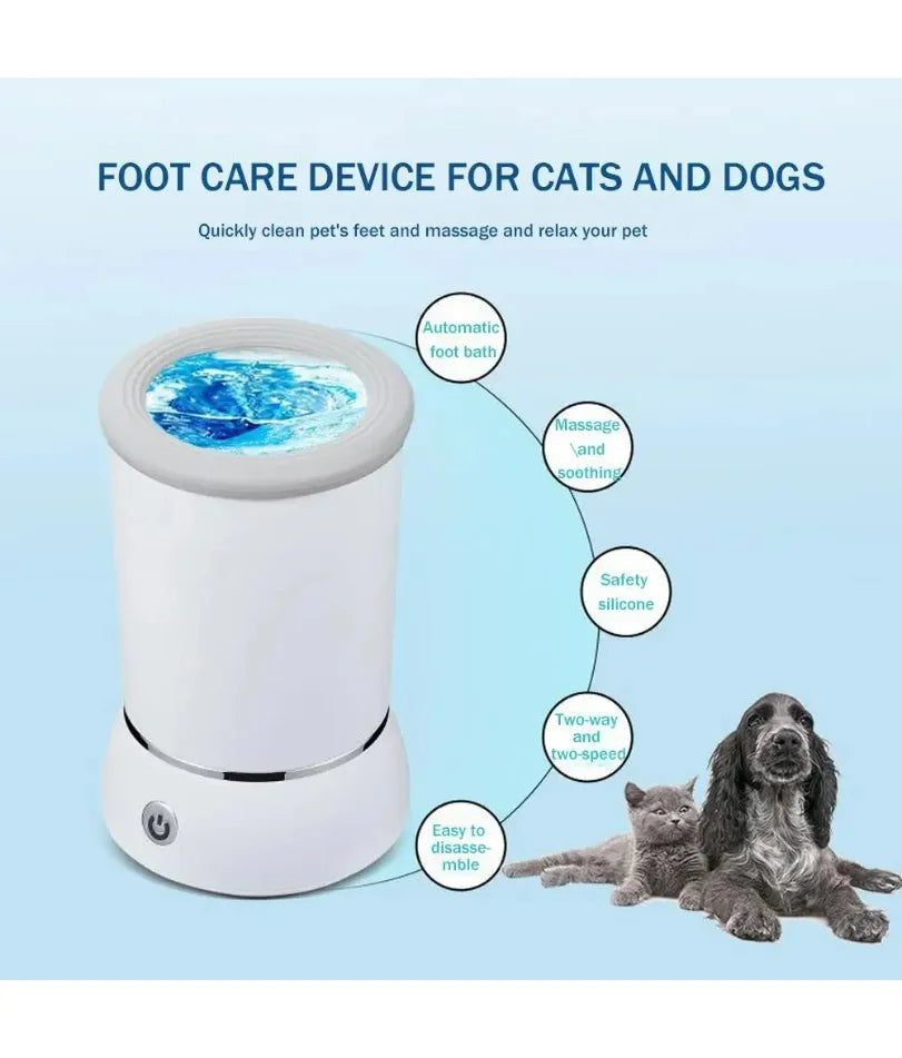 🐶🐱 Manozzi PawClean™ – Elektrische Pootreiniger voor Honden & Katten  Schoon in één klik.
