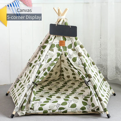 Manozzi CozyTent™ – Luxe Tipi Tent & Veilige Schuilplek tegen Vuurwerk voor Katten & Kleine Honden