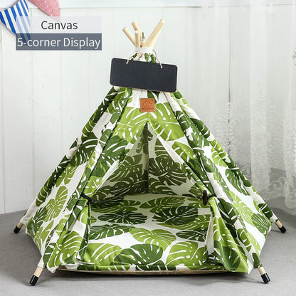 Manozzi CozyTent™ – Luxe Tipi Tent & Veilige Schuilplek tegen Vuurwerk voor Katten & Kleine Honden
