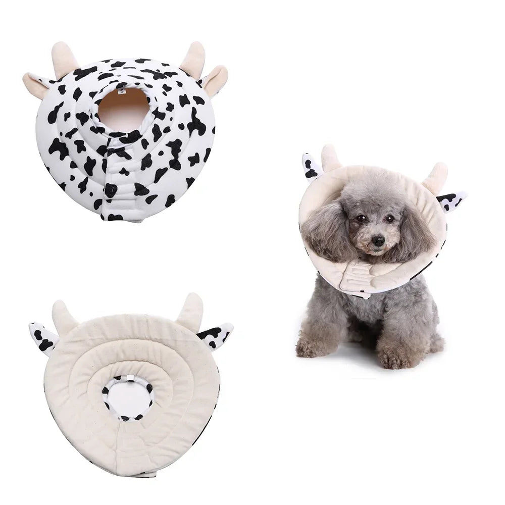 🌸 Manozzi SoftCare™ – Comfortabele Herstelkraag voor Honden & Katten