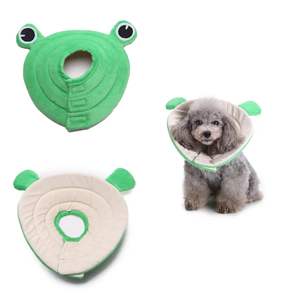 🌸 Manozzi SoftCare™ – Comfortabele Herstelkraag voor Honden & Katten