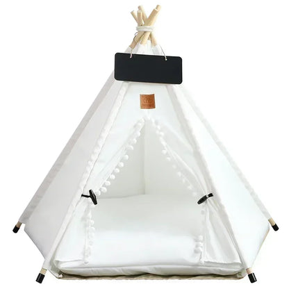 Manozzi CozyTent™ – Luxe Tipi Tent & Veilige Schuilplek tegen Vuurwerk voor Katten & Kleine Honden