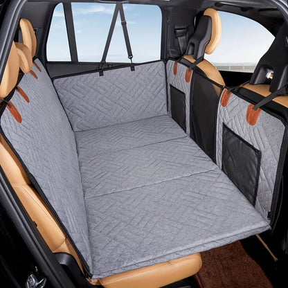 🐶 Manozzi TravelBed™ – Luxe Waterdichte Achterbankbeschermer & Honden Autobed