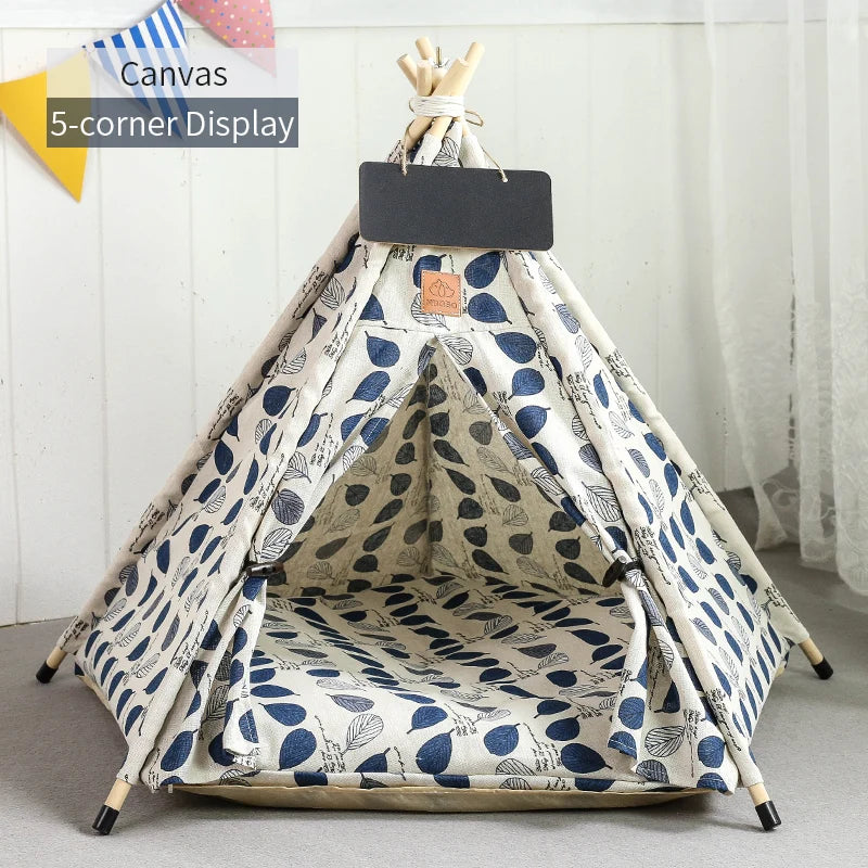 Manozzi CozyTent™ – Luxe Tipi Tent & Veilige Schuilplek tegen Vuurwerk voor Katten & Kleine Honden